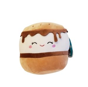 Carmelita the Smore 7.5" Squishmallow Plush NWT Marshmallow